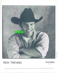 Press Photo: RICK TREVINO 8x10 B&W 1993