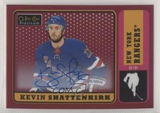 2018-19 O-Pee-Chee Platinum Retro Red Rainbow Kevin Shattenkirk #R-13 Auto 0k4
