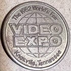 Pac-Man Arcade Game Token 1982 Original Worlds Fair Video Expo Retro — photo 2