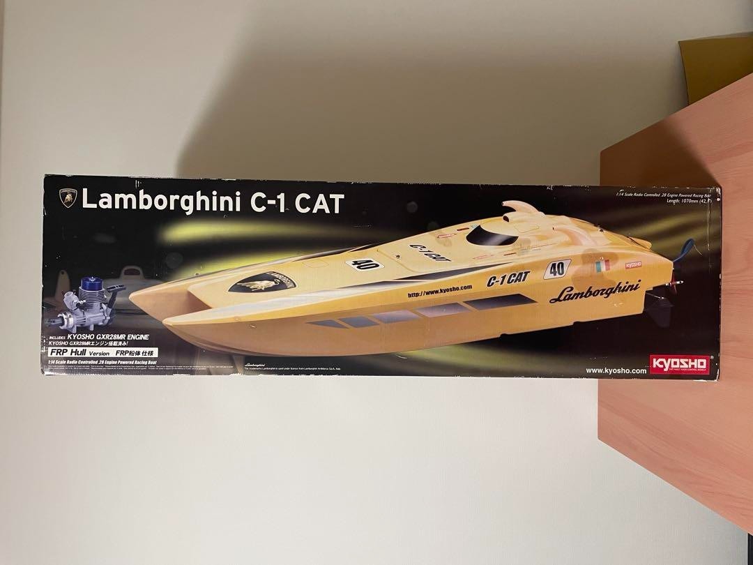 ミニッツフォーミュラボート ランボルギーニ C-1 CAT ミニッツフォーミュラボート ランボルギーニ C-1 CAT SCALE