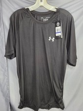 Under Armour NWT Black Heat Gear The Tech Tee Short Sleeve Shirt Size XL