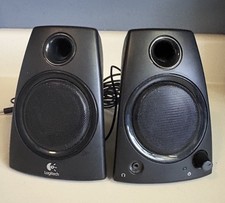 Set of Logitech Connected Speakers Z-130 Black W/power Cord: Works Great.