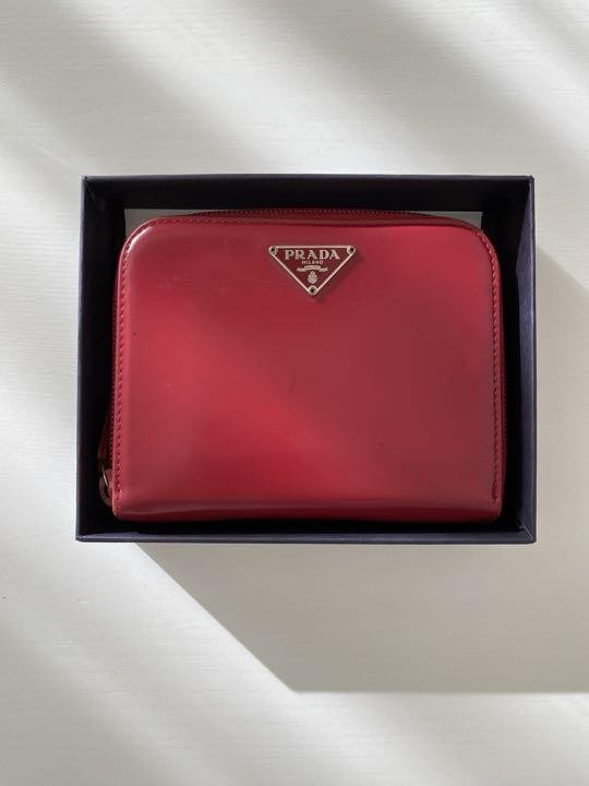 PRADA SPAZZOLATO Bi Fold Wallet