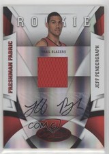 2009 Certified Freshman Fabric Signatures Mirror Red Jeff Pendergraph Auto 0l4h