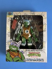 Teenage Mutant Ninja Turtles Stump Arena Leonardo Wrestling Figure TMNT NECA