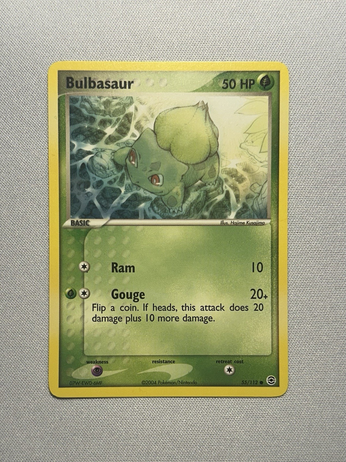 Pokémon TCG - Bulbasaur (55/112) FireRed & LeafGreen - Regular Rare - NM
