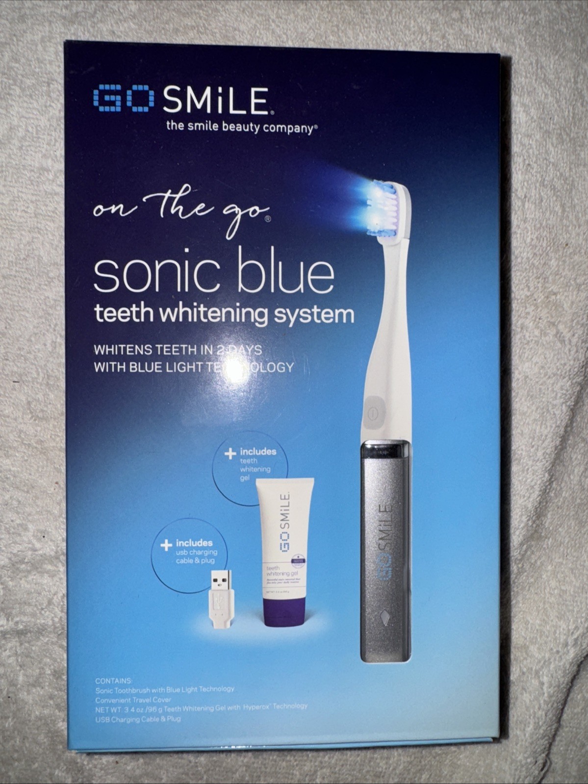 Go Smile Smart Sonic On-The-Go Blue Light Technology Whiteni