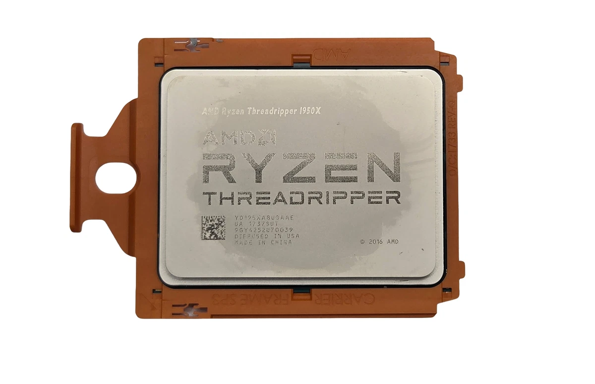 Computer AMD Ryzen Threadripper 1950X 16 Single Core Processors