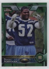 2015 Topps Chrome Rookies Green Refractor Denzel Perryman #183 07rd