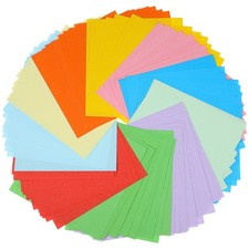100 Sheets Pastel Color Square Origami Paper for Crafting Arts