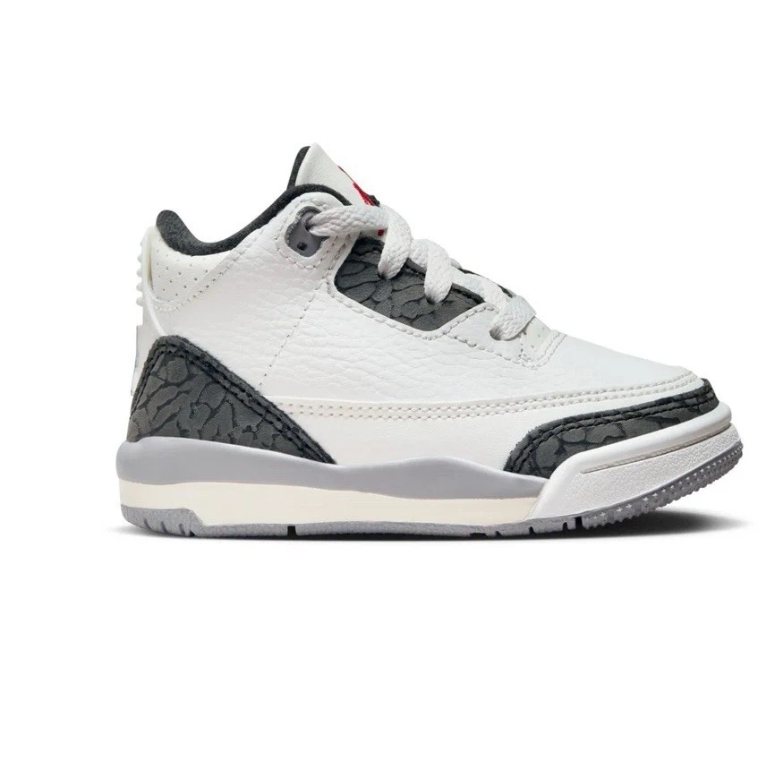 Nike Air Jordan Retro 3 Niño Gris Cemento talla 8C *NUEVO* DM0968-106 Foto 2 de 4