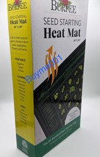 Heat Mat 10  X 20  17.5 Watts 120 Volt by Burpee Seed Starting Plug In NIB NEW