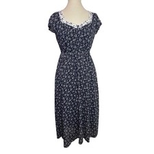 Madewell Print-Mix Sheer Sleeve Midi Dress in Branch Floral Sweetheart Eyelet 00