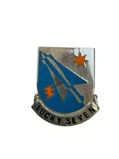 US Army DUI Distinctive Uniform Insignia USAMM 7th Aviation Battalion Badge Pin