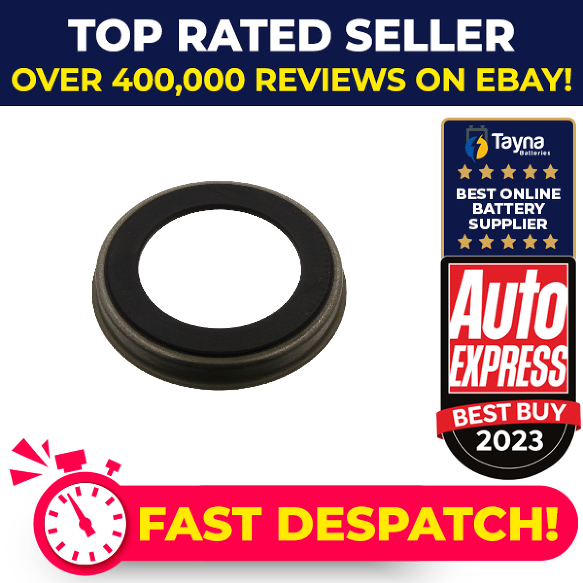 ABS Reluctor Ring fits MAZDA 2 DY Rear Left or Right 1.2 1.4 1.6 1.4D 03 to 07