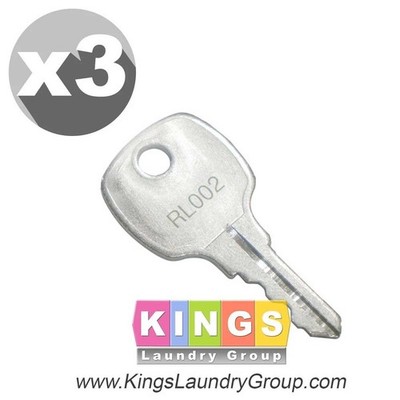 3PK 70155602 KEY, RL002 FOR HUEBSCH, SPEED QUEEN, UNIMAC | eBay