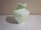 Fenton hand painted vase 10.5 inches tall