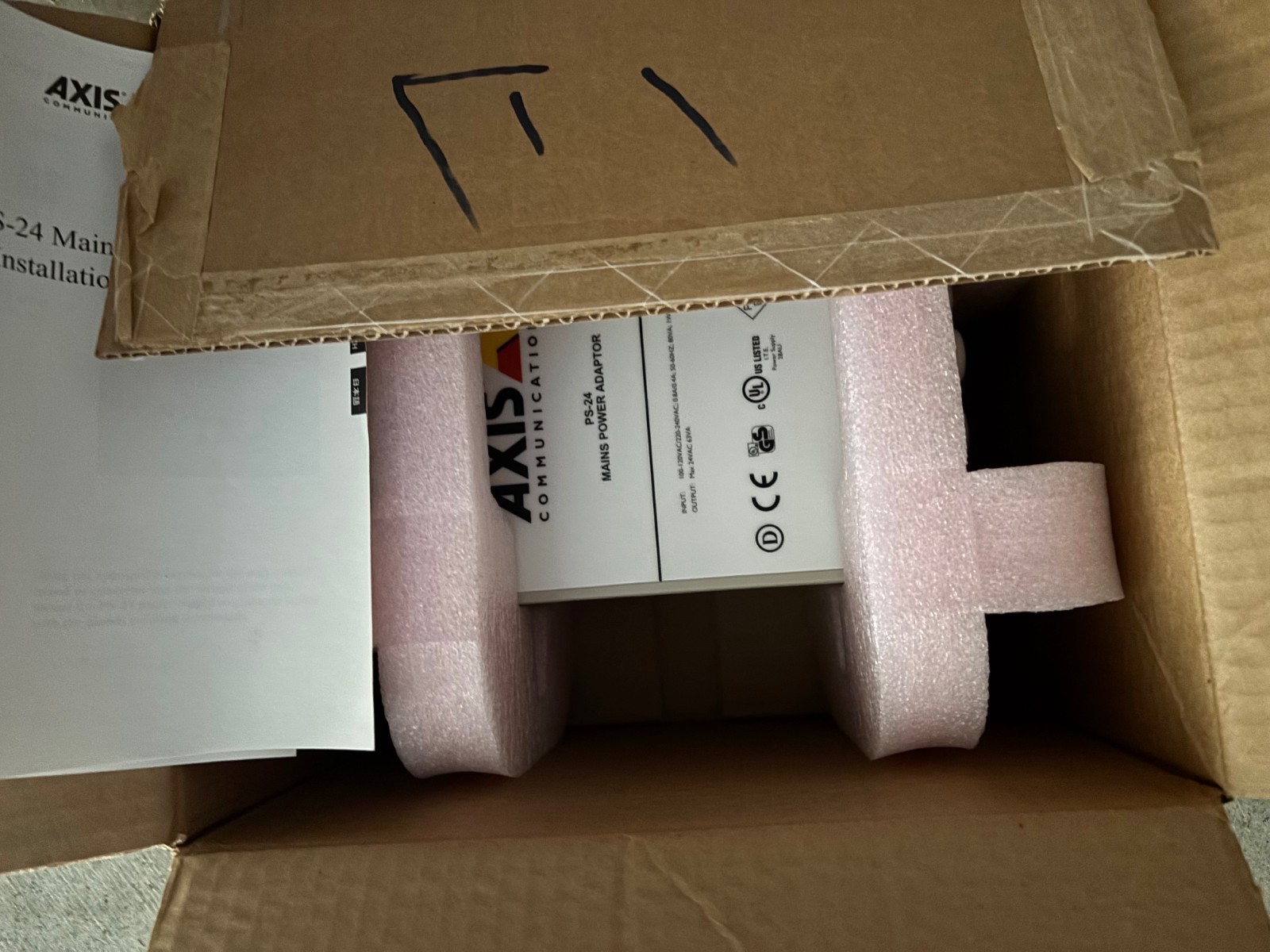 Axis Communication PS - 24 Mains Power Adaptor New