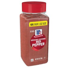 McCormick Ground Cayenne Red Pepper 6 oz Hot Spicy Seasoning Powder Spice 78