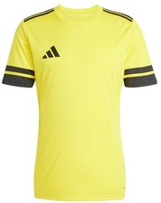 Adidas Squad 25 SS Jersey Yellow Black JG5831 Size Medium