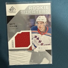 2018-19 Upper Deck SP Game Used Rookie Sweaters 2/199 Brett Howden #RS-BH 0a4