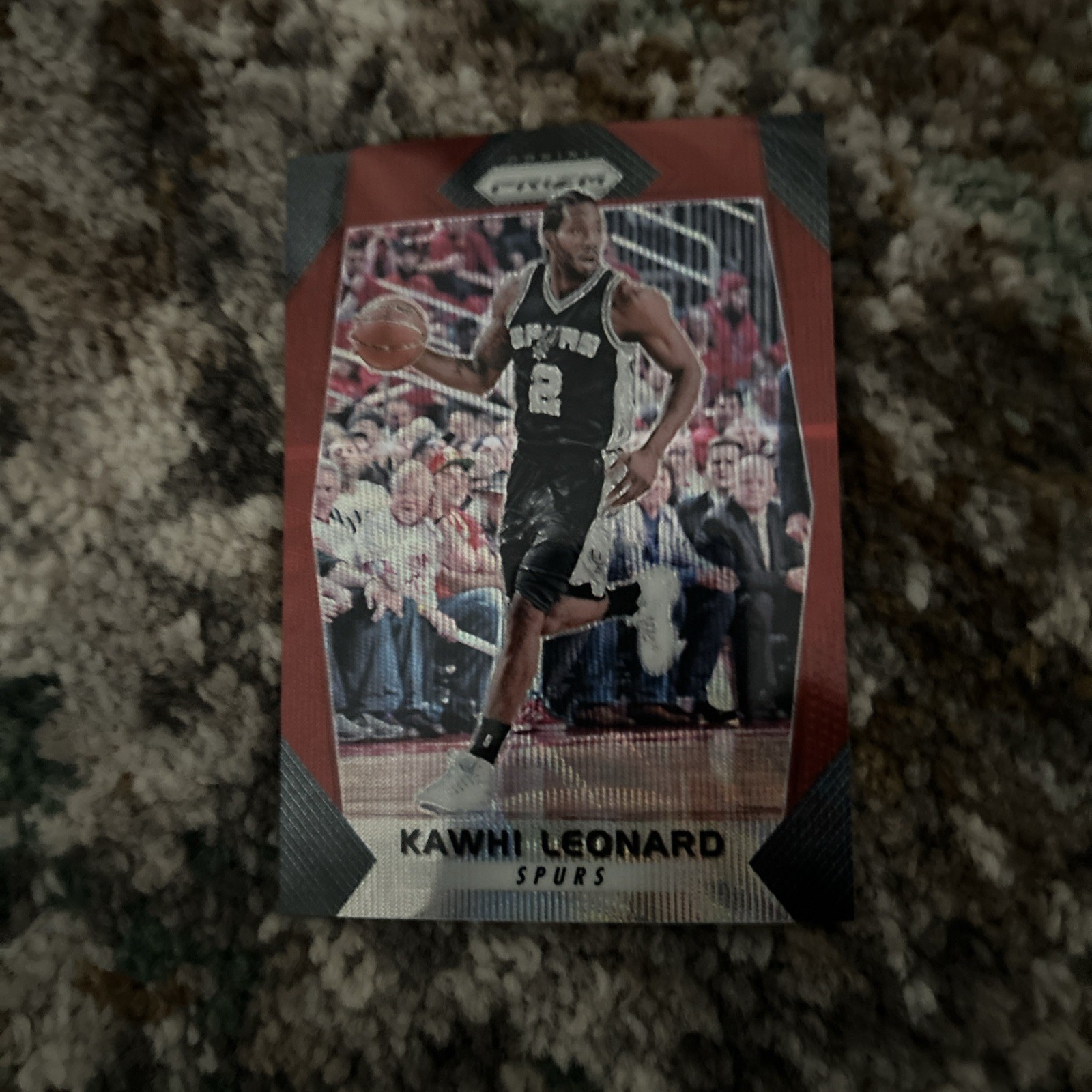 2017-18 Panini Prizm - Kawhi Leonard #293 Ruby Wave Prizm