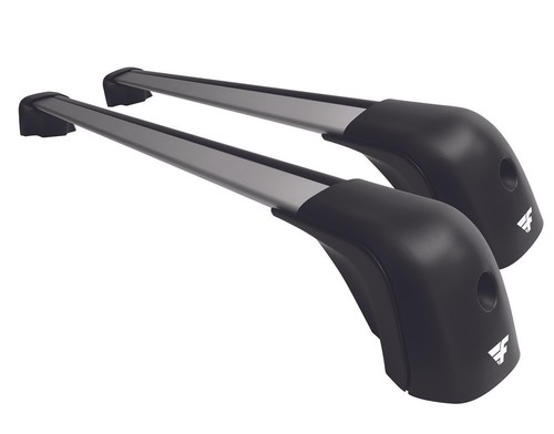 Acpar Barres De Toit FLY Pour Mitsubishi Pajero (V80) 2007-2022 - 3 Barres Aluminium Gris - Porte-Bagages