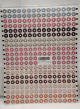 3000 Pack Hole Reinforcement Stickers 10 Donut Designs Paper Hole Protectors