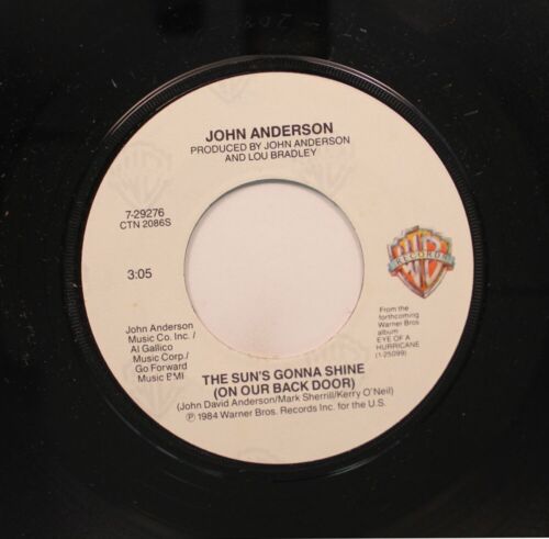 Country 45 John Anderson - The Sun'S Gonna Shine / I Wish I Could Write You A So - Afbeelding 1 van 2