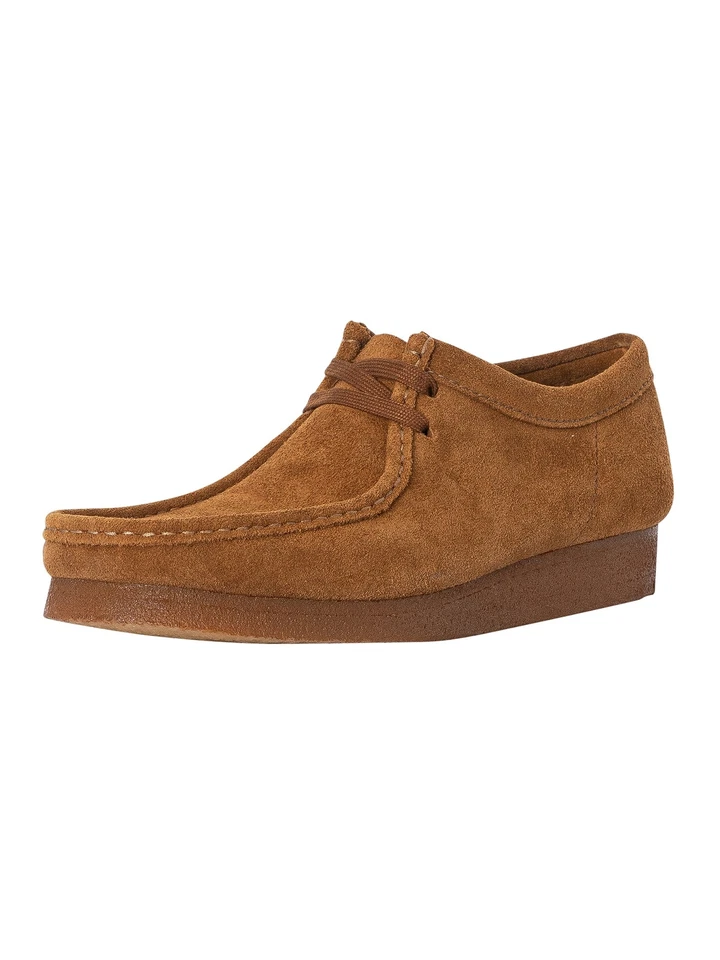Clarks Originals Men's Wallabee Suede Shoes, Brown