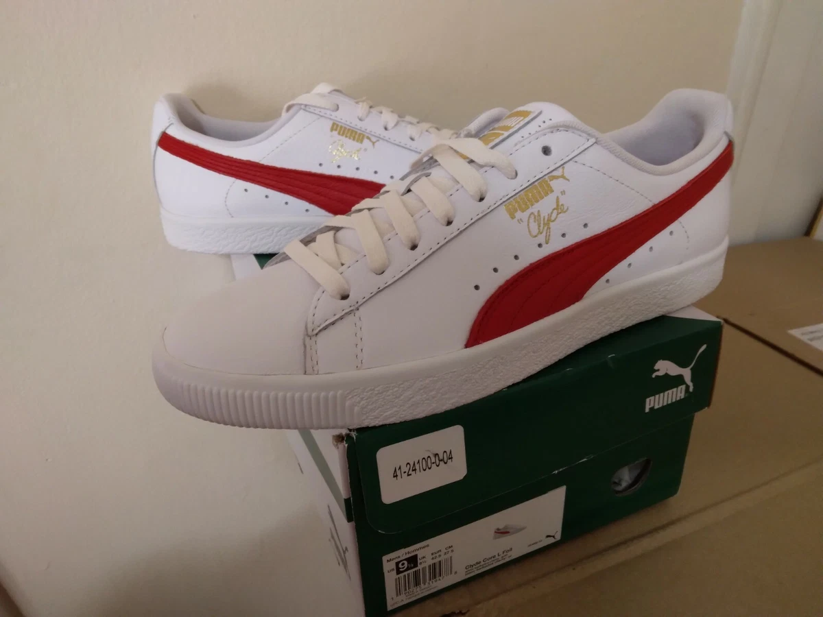 All white cheap puma clyde