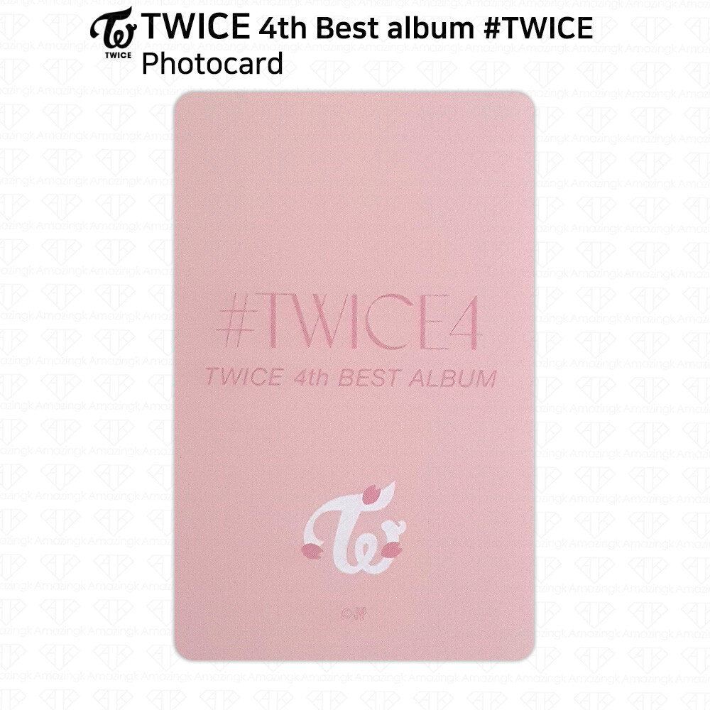 TWICE ICカード TWICE 4th Best Album #Twice Japan Official Photocard Sana Mina