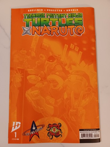 Teenage Mutant Ninja Turtles x Naruto #1 Var F Retailer Exclusive, TMNT - Picture 6 of 6