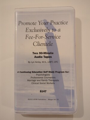 Promote Your Practice Fee For Service Psychology therapist counselor social work