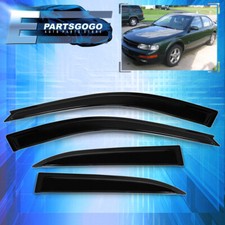 For 95-99 Nissan Maxima Sedan 4dr Jdm Tape Sun Rain Window Visor Guard Deflector