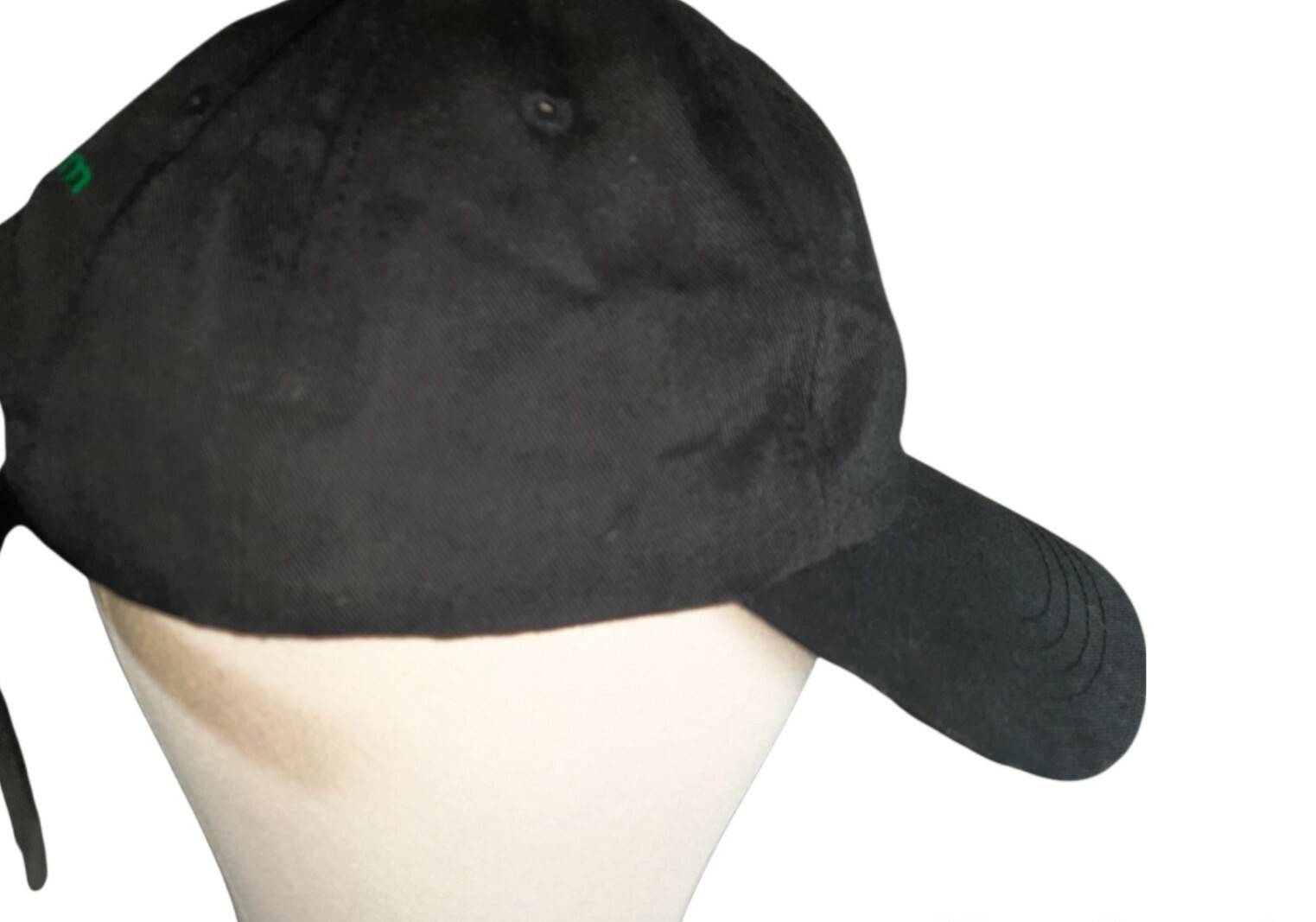 EBAY Green Team Embroidered Adjustable Black Baseball Cap 2011 eBay