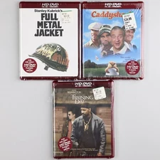 3 New HD DVD Titles - Caddyshack, Training Day, Full Metal Jacket - NOT Blu-ray
