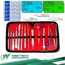 German 54 PC Minor Surgery Dissection Dissecting Student Kit Surgical Instrument