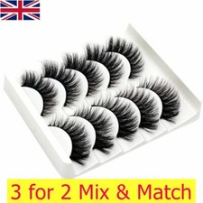 Lashes False Natural Eye Wispy Eyelashes Long Thick Fake 3D Mink Set Wholesale