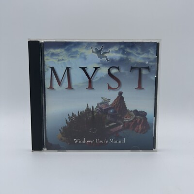 MYST PC Windows Computer CD Rom Award Winning Game with Windows User s Manual 