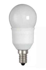 Image of 2 Pack Of Bell 7 Watt CFLMini Round Lamp Warm White SES E14 Cap - 8000 hours