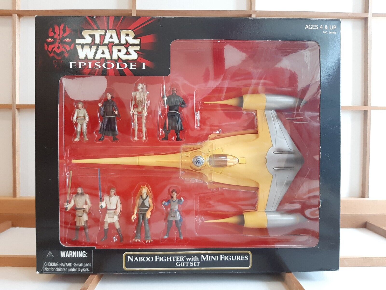 Star Wars Episode 1 Naboo Fighter With Mini Figures Gift Set Sealed Vintage 1999