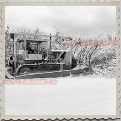 50s EWA OAHU HAWAII HONOLULU BEACH FACTORY SUGAR TRACTOR VINTAGE USA Photo 9322