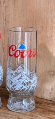 Coors New Style Half Pint Gläser Brandneu