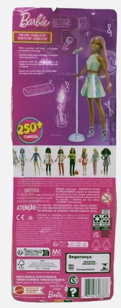 Barbie Careers Fashion Doll & Accessory, Pop Star NIB