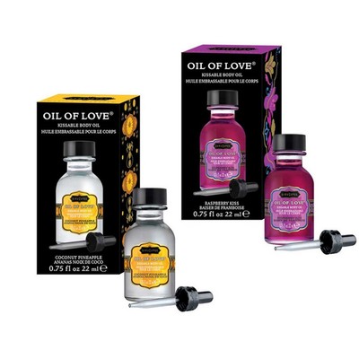 Kamasutra Oil of Love Himbeere Kokusnuss Ananas Massageöl kein Gleitgel Körperöl