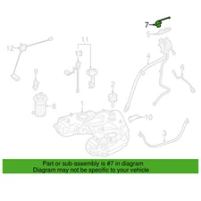 Genuine OEM Vented Black Fuel Tank Cap for Mercedes-Benz W164 W166 V251 W221