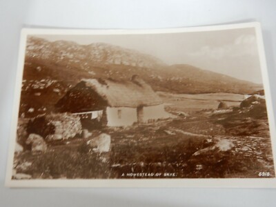 POSTKARTE P10 A24 CROFT CROFTER CROFTING COTTAGE SKYE  