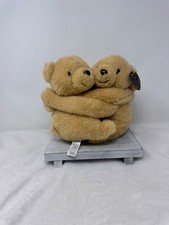 FAO Schwarz HUGGING BEARS 8" Plush Stuffed Animal Toy
