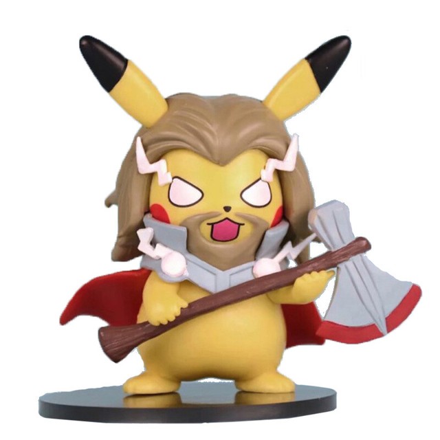 pikachu iron man figure